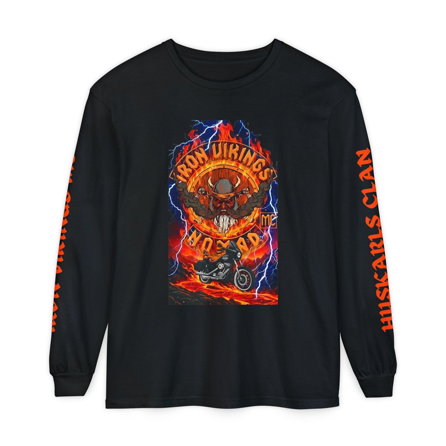 Iron Vikings MC Motorcycle Nomad Long Sleeve Tee